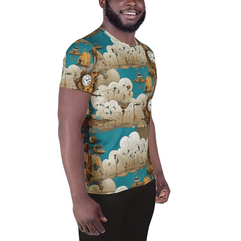 Clockwork Nimbus on Men's Athletic T-Shirt — Right