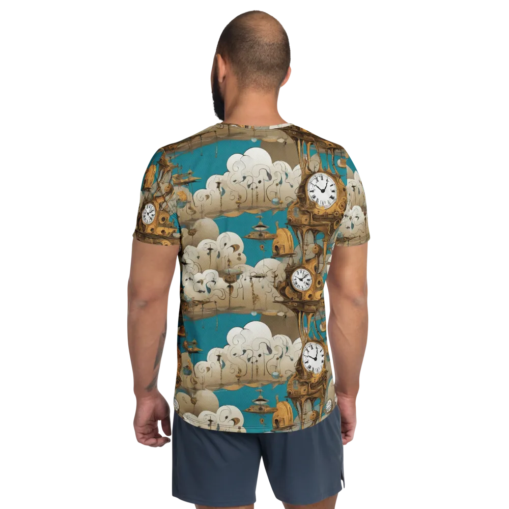 Clockwork Nimbus on Men's Athletic T-Shirt — Back