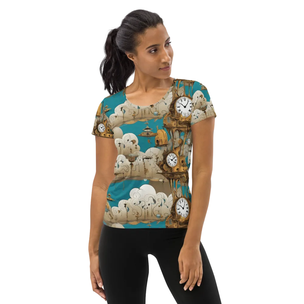 Clockwork Nimbus on Women's Athletic T-Shirt — Front