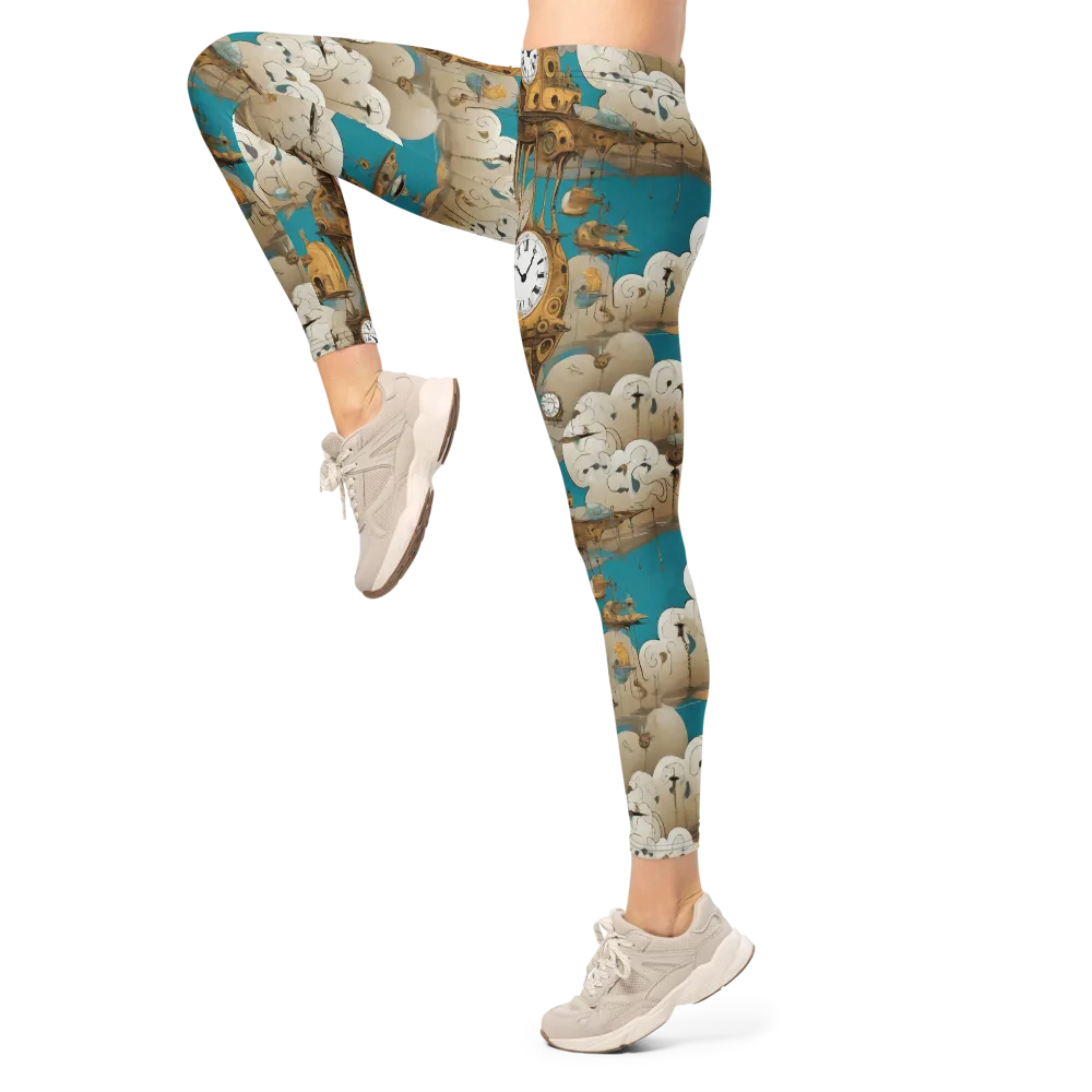 Clockwork Nimbus on Leggings — Left