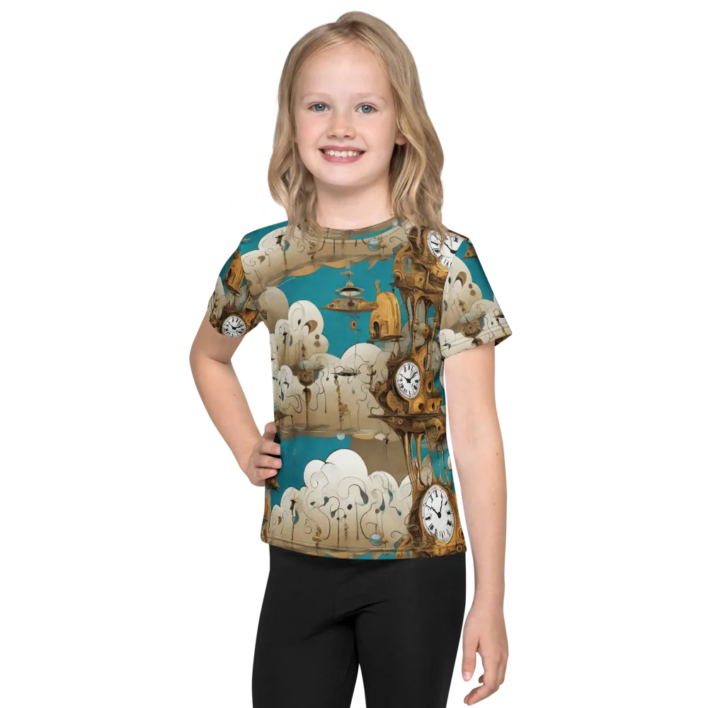 Clockwork Nimbus on Kids Crew Neck T-Shirt — Front