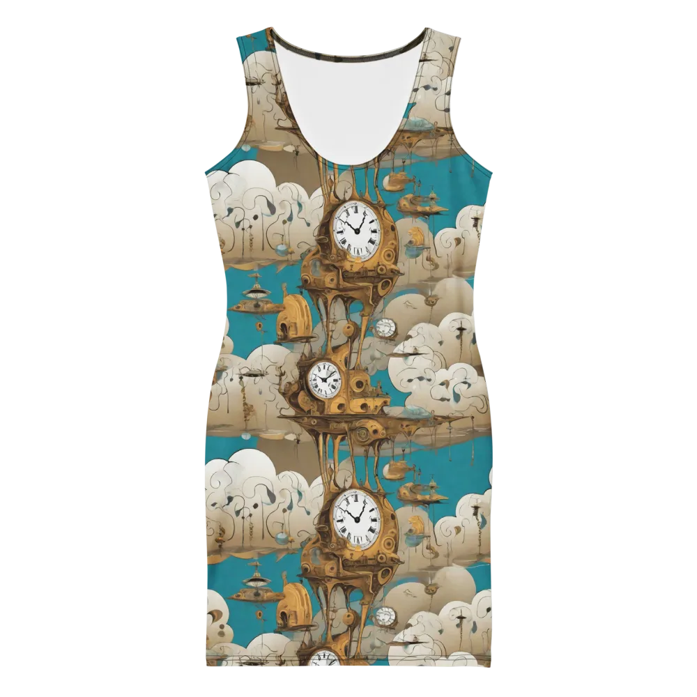Clockwork Nimbus on Bodycon Dress — Front