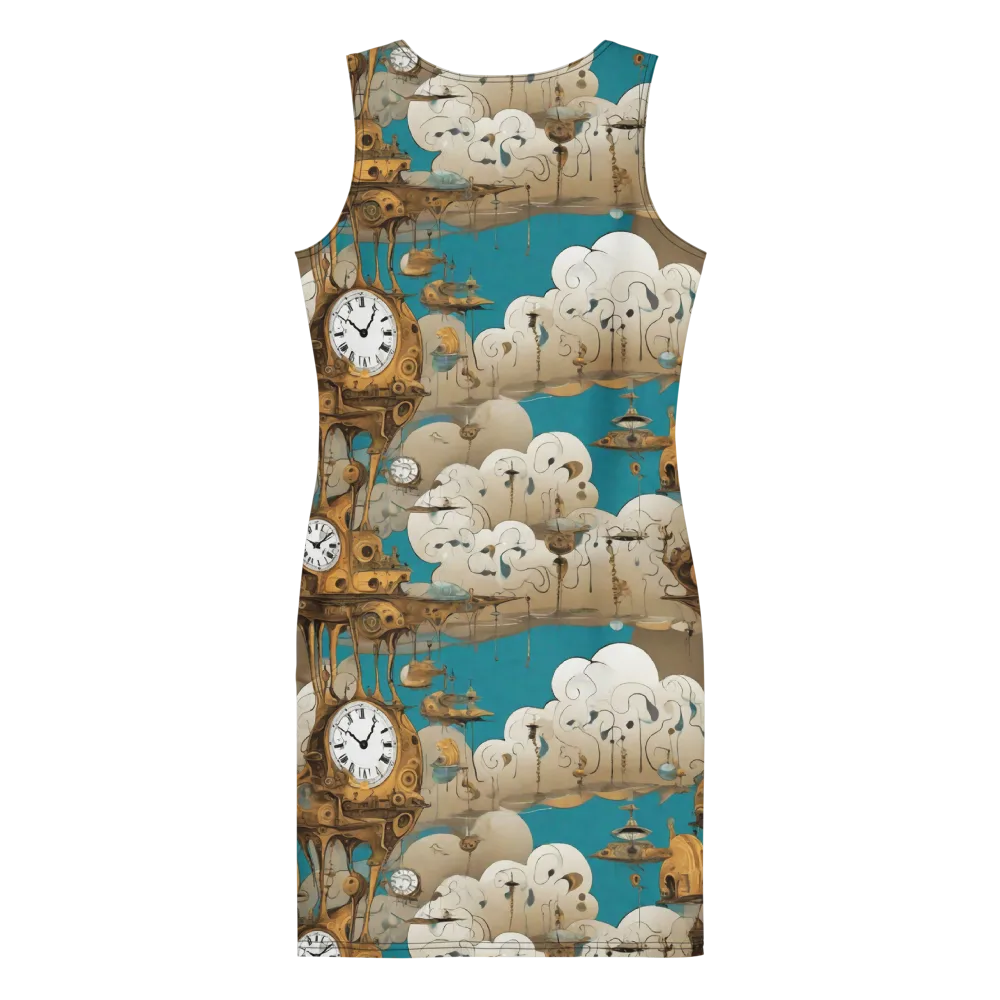 Clockwork Nimbus on Bodycon Dress — Back