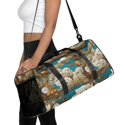 Clockwork Nimbus on a Duffle Bag