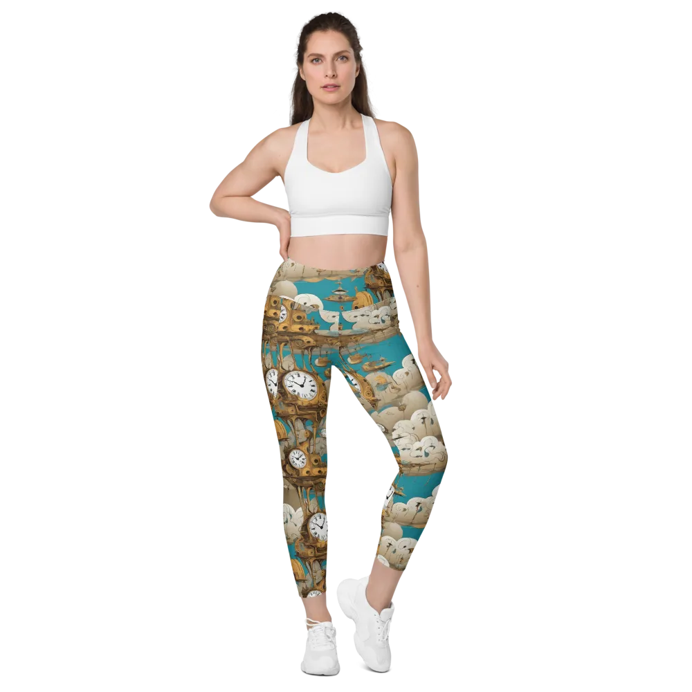 Clockwork Nimbus on Leggings with Pockets — Front