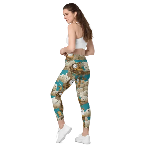 Clockwork Nimbus on a Leggings with Pockets