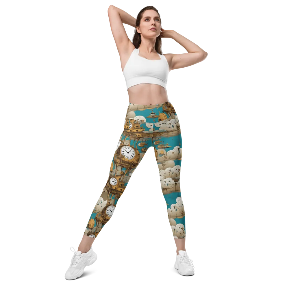 Clockwork Nimbus on Leggings with Pockets — Front