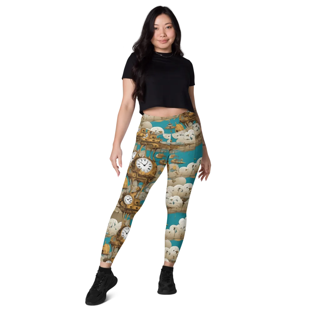Clockwork Nimbus on Leggings with Pockets — Front