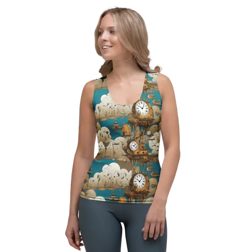 Clockwork Nimbus on a Women's Tank Top