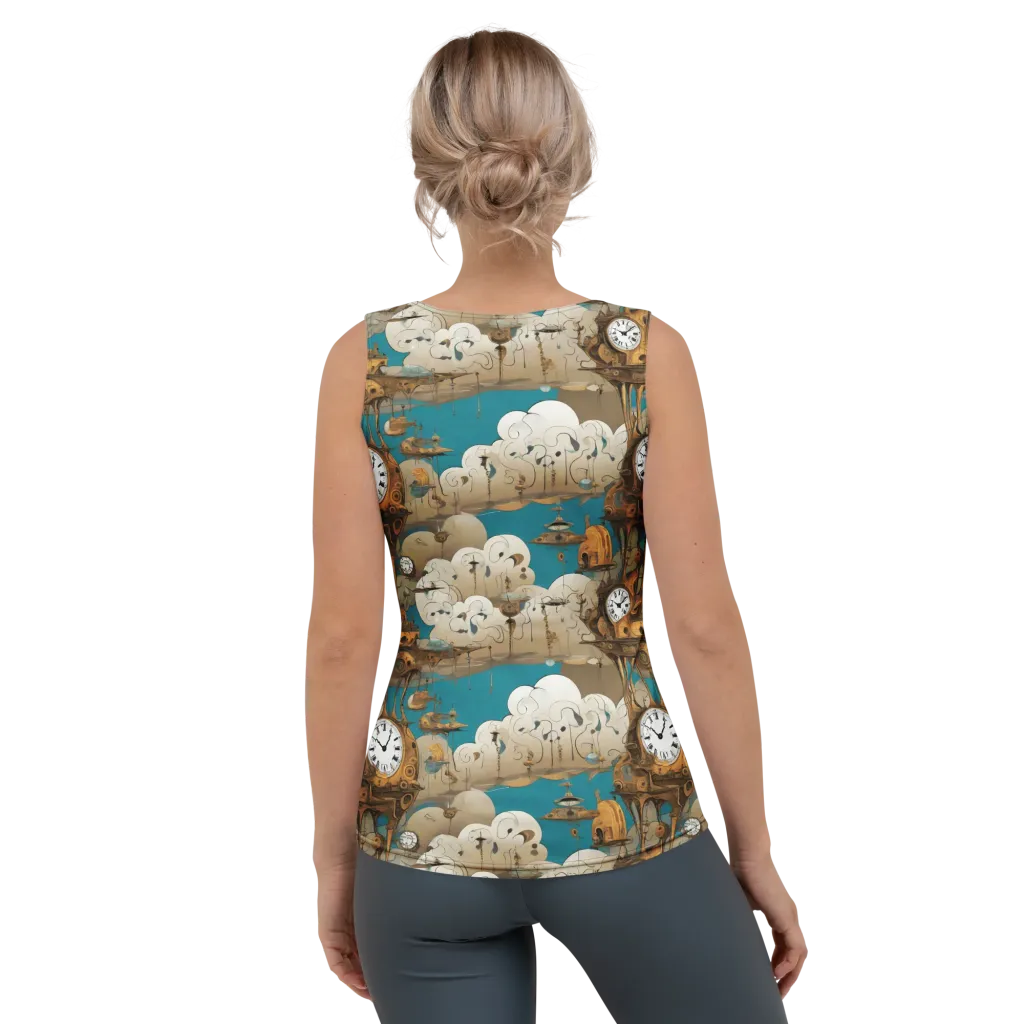 Clockwork Nimbus on Women's Tank Top — Back