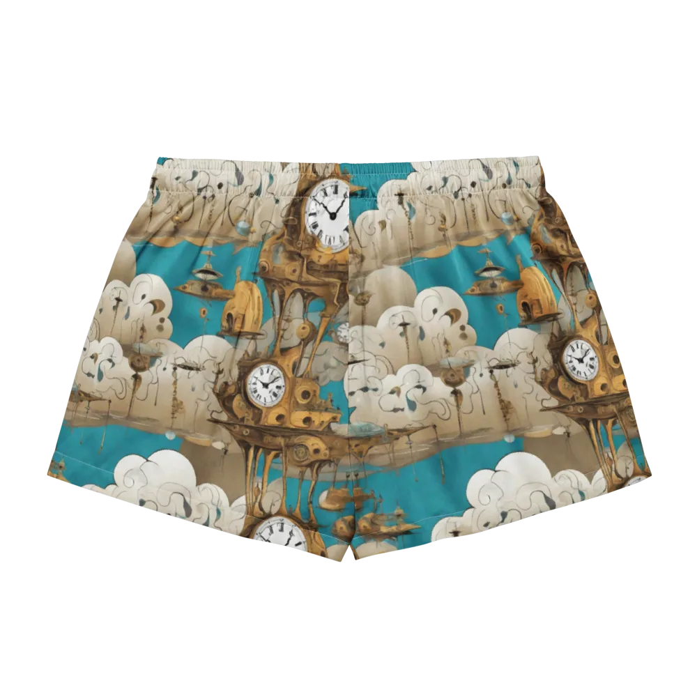 Clockwork Nimbus on Women's Pajama Shorts — Back