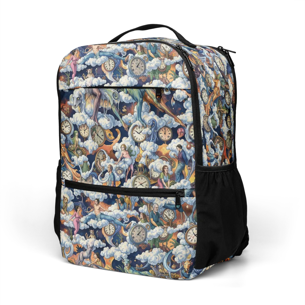 Chronicles of Cloudtime on Utility Backpack — Left Front