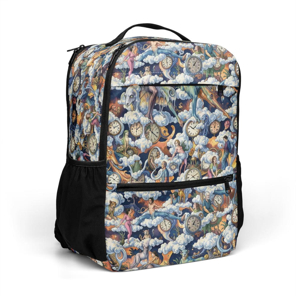 Chronicles of Cloudtime on Utility Backpack — Right Front