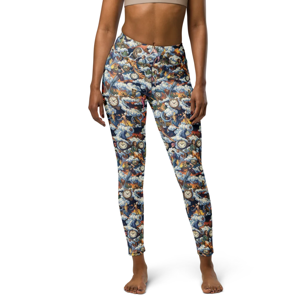 Chronicles of Cloudtime on Yoga Leggings — Front