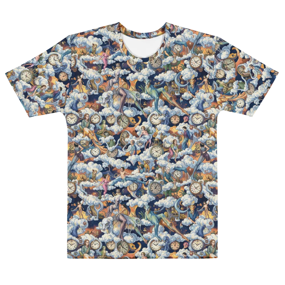 Chronicles of Cloudtime on Men's Cotton Crew Neck T-Shirt — Front