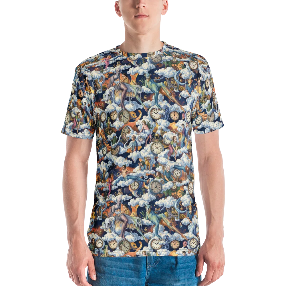 Chronicles of Cloudtime on Men's Crew Neck T-Shirt — Front