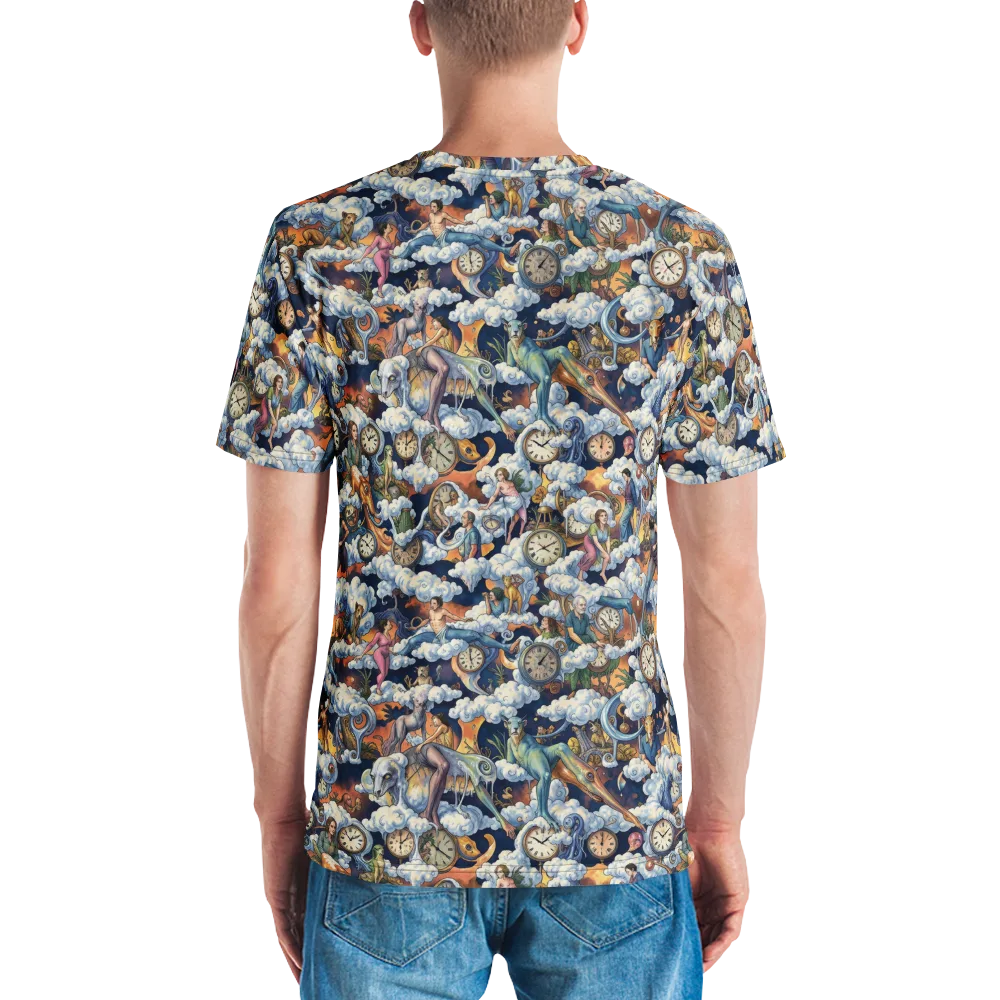 Chronicles of Cloudtime on Men's Crew Neck T-Shirt — Back