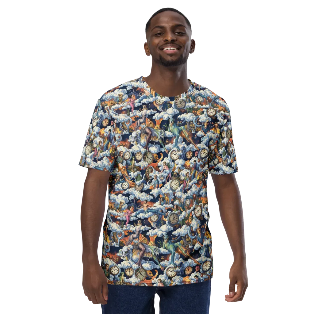 Chronicles of Cloudtime on Men's Crew Neck T-Shirt — Front