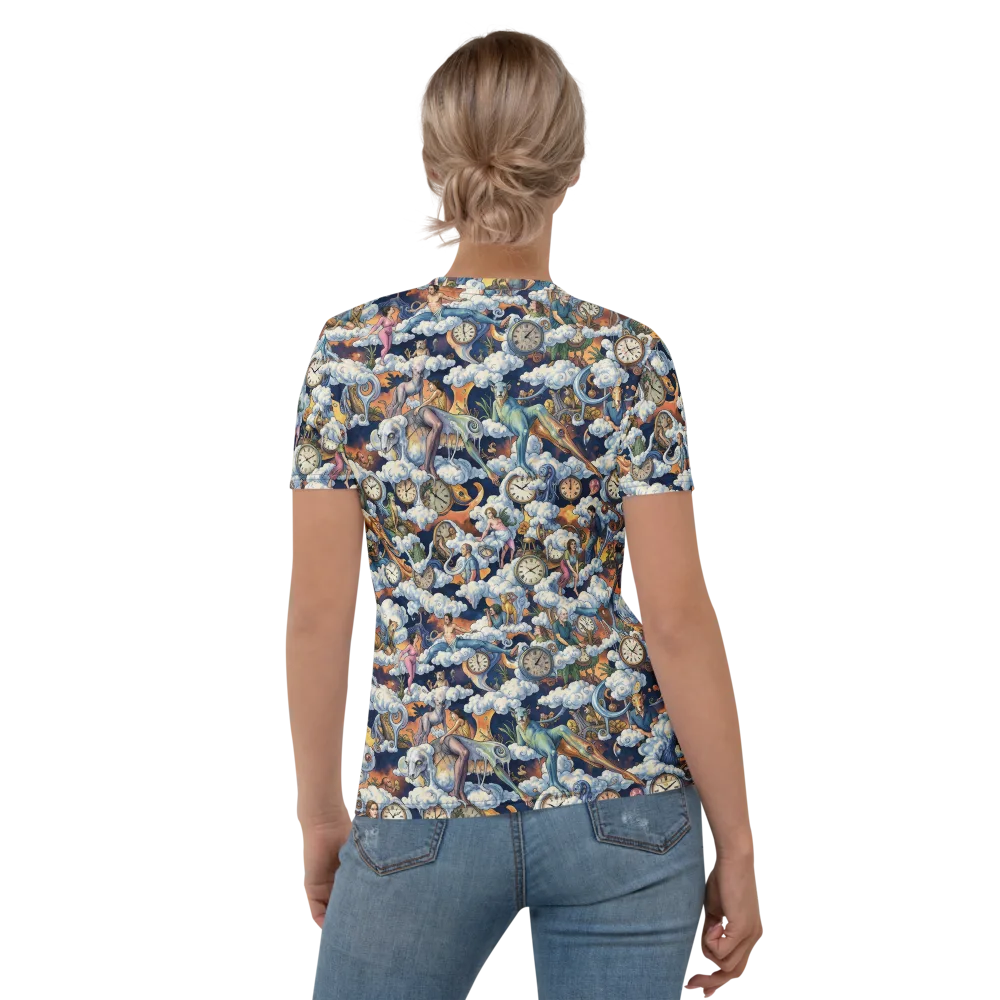 Chronicles of Cloudtime on Women's Crew Neck T-Shirt — Back