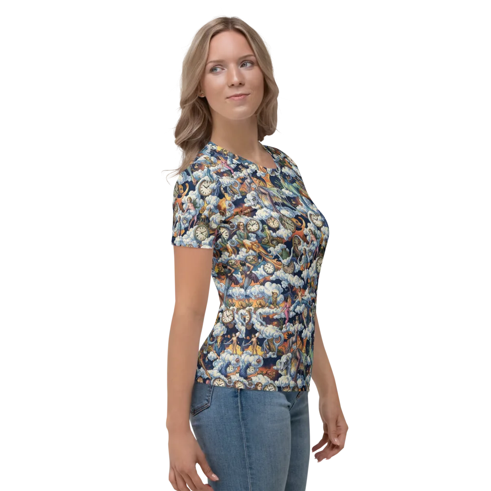 Chronicles of Cloudtime on Women's Crew Neck T-Shirt — Right