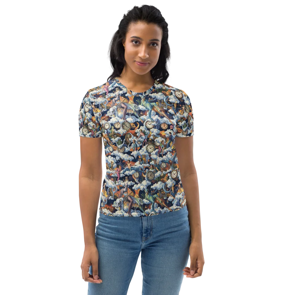 Chronicles of Cloudtime on Women's Crew Neck T-Shirt — Front