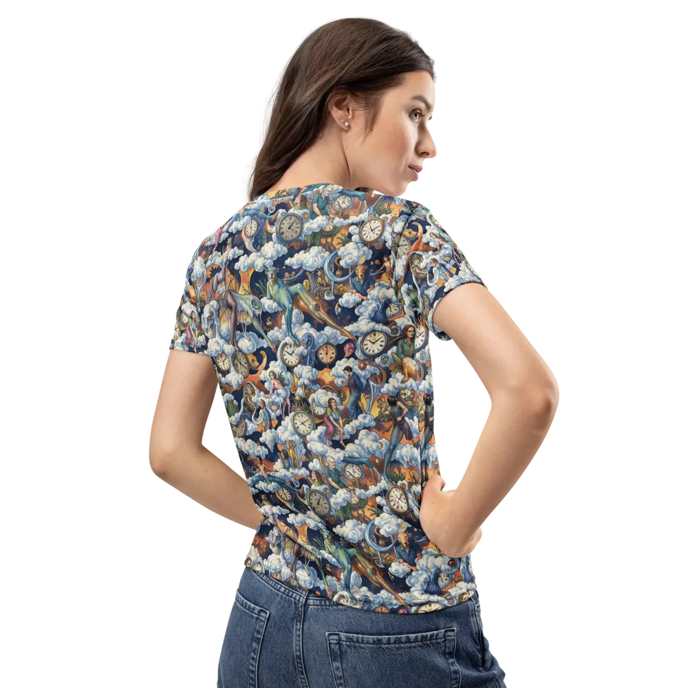 Chronicles of Cloudtime on Women's Crew Neck T-Shirt — Back