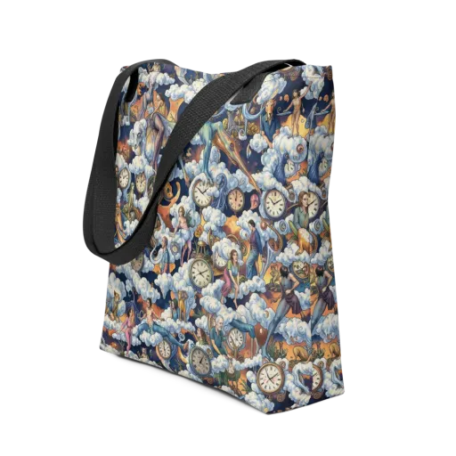 Chronicles of Cloudtime on a Tote Bag