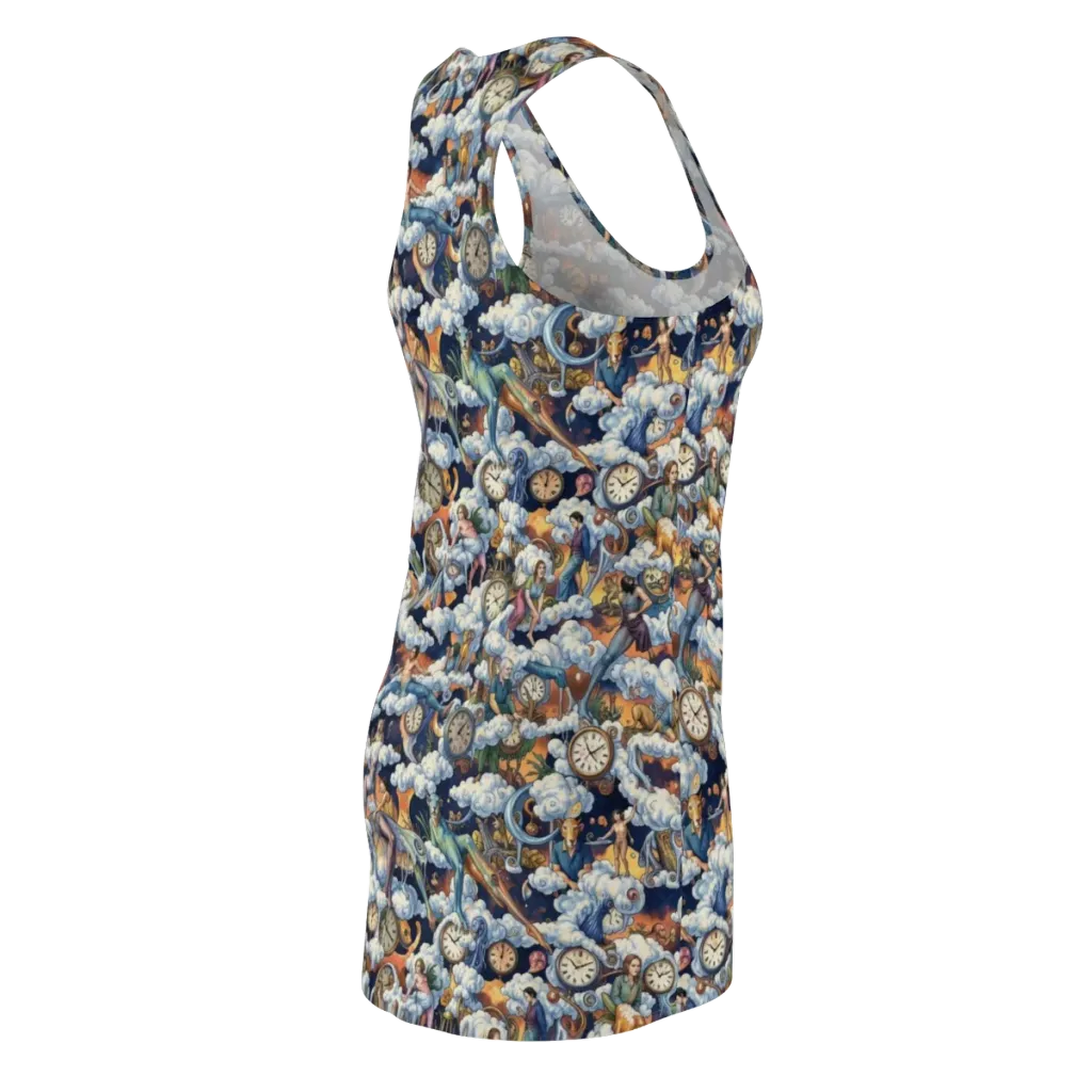 Chronicles of Cloudtime on Racerback Dress — Back Side