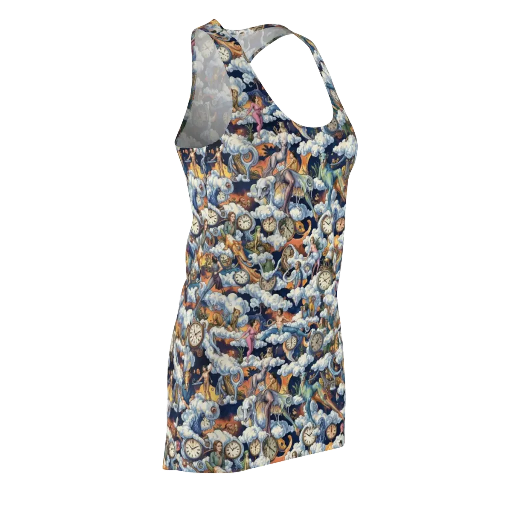 Chronicles of Cloudtime on Racerback Dress — Front Side