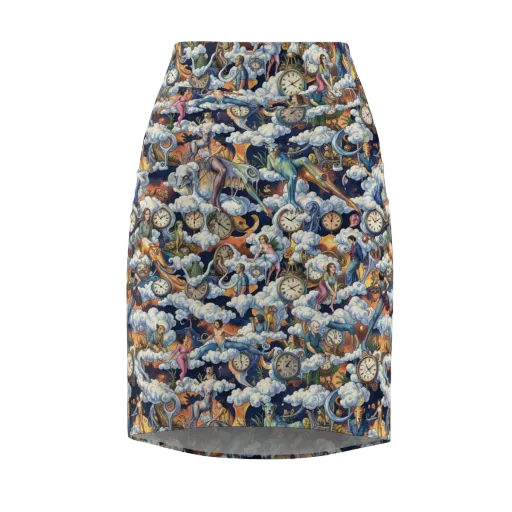 Chronicles of Cloudtime on a Pencil Skirt