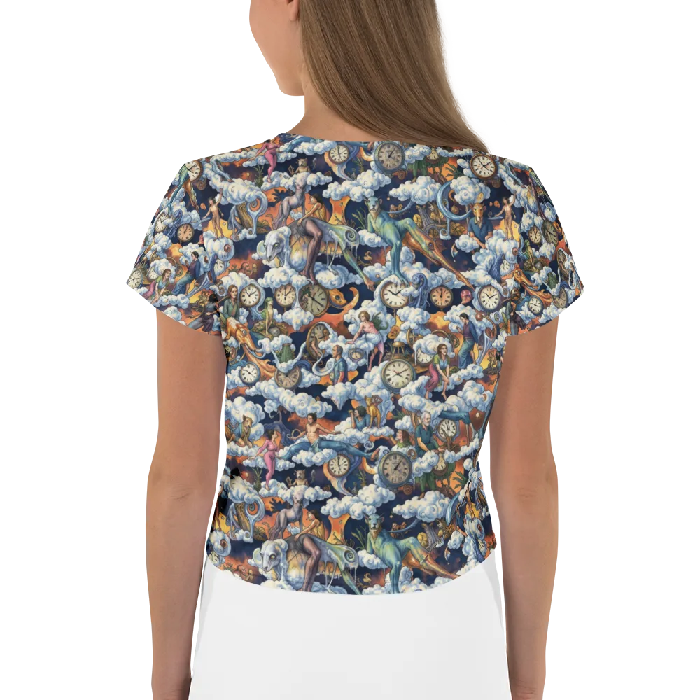 Chronicles of Cloudtime on Crop Tee — Back