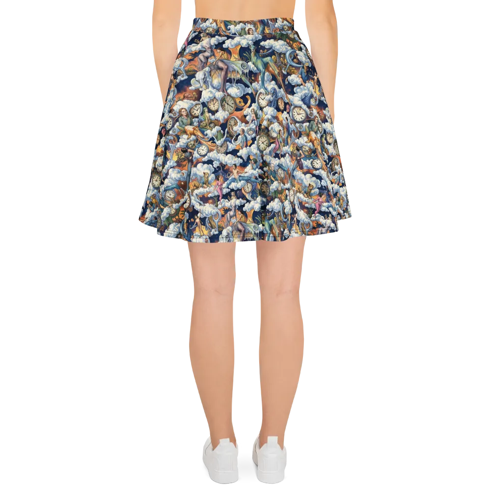 Chronicles of Cloudtime on Skater Skirt — Back