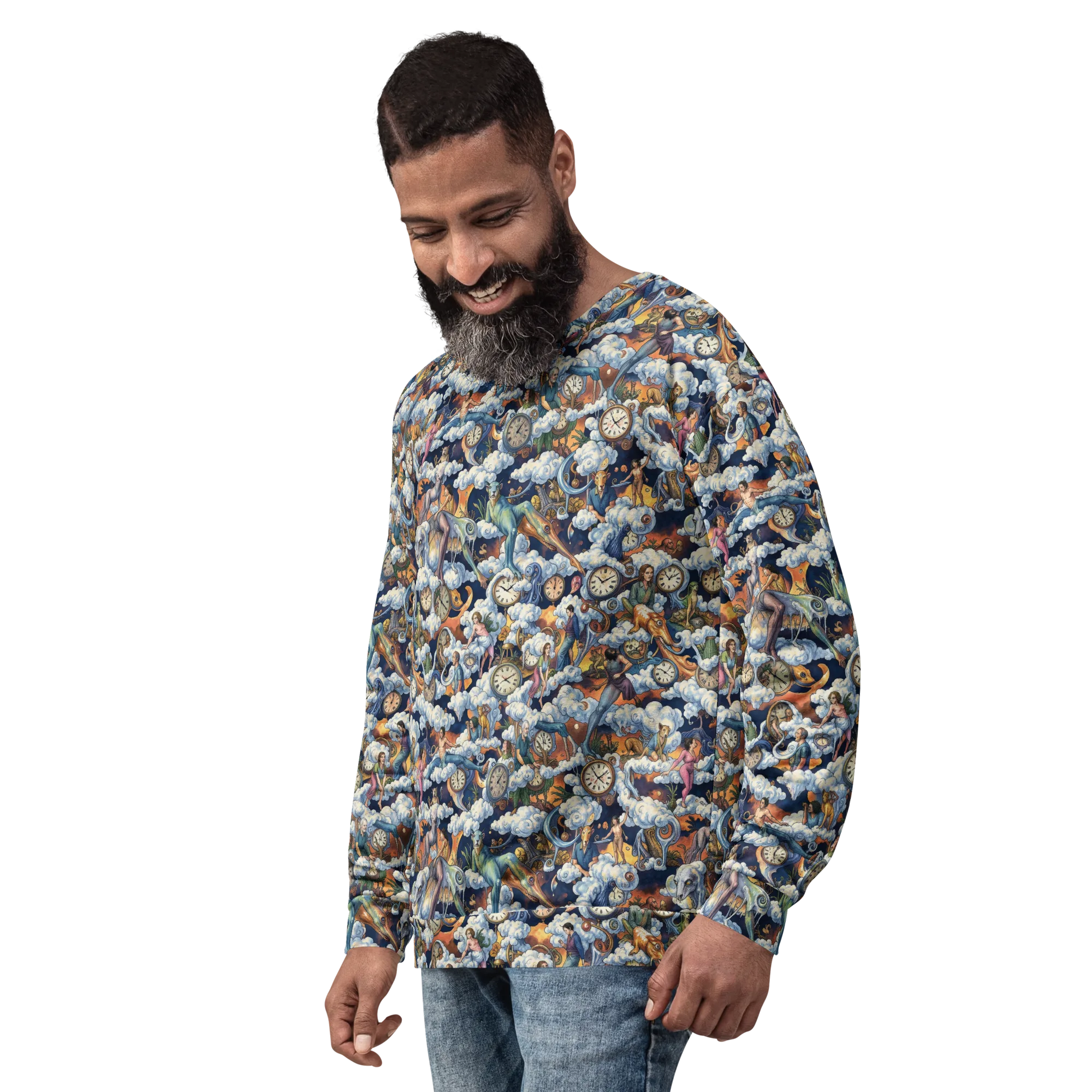 Chronicles of Cloudtime on Sweatshirt — Left Front