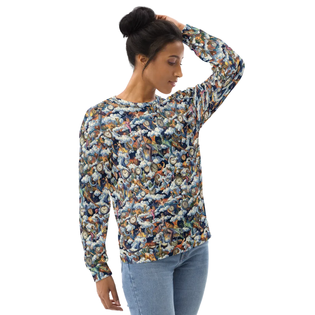 Chronicles of Cloudtime on Sweatshirt — Right Front