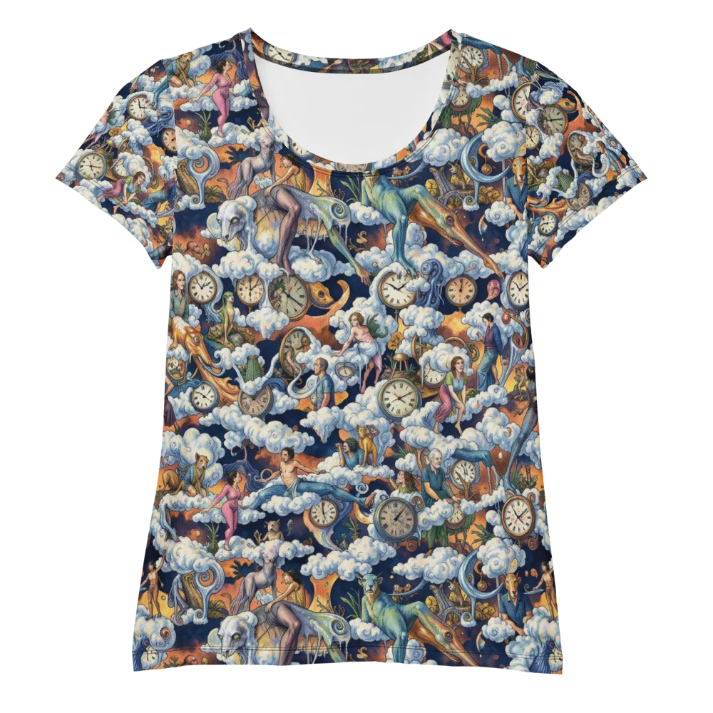 Chronicles of Cloudtime on Women's Athletic T-Shirt — Front