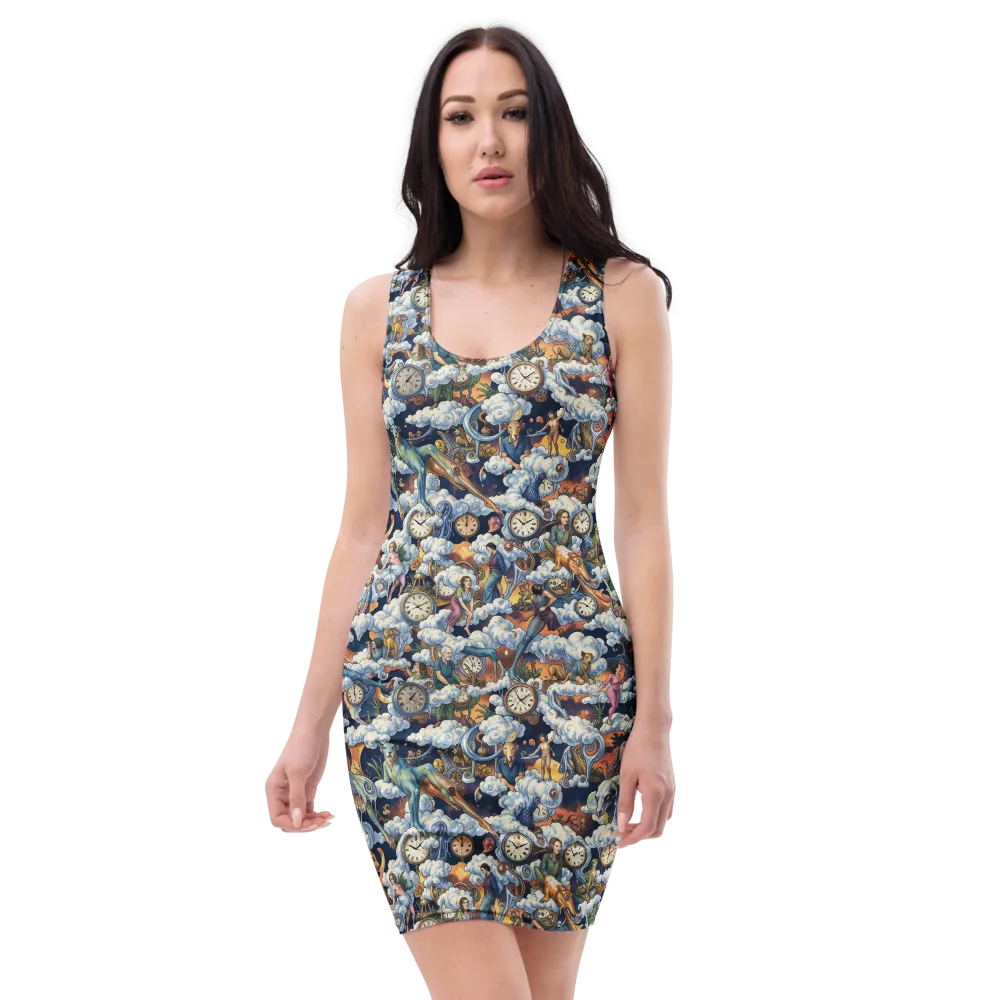 Chronicles of Cloudtime on Bodycon Dress — Front
