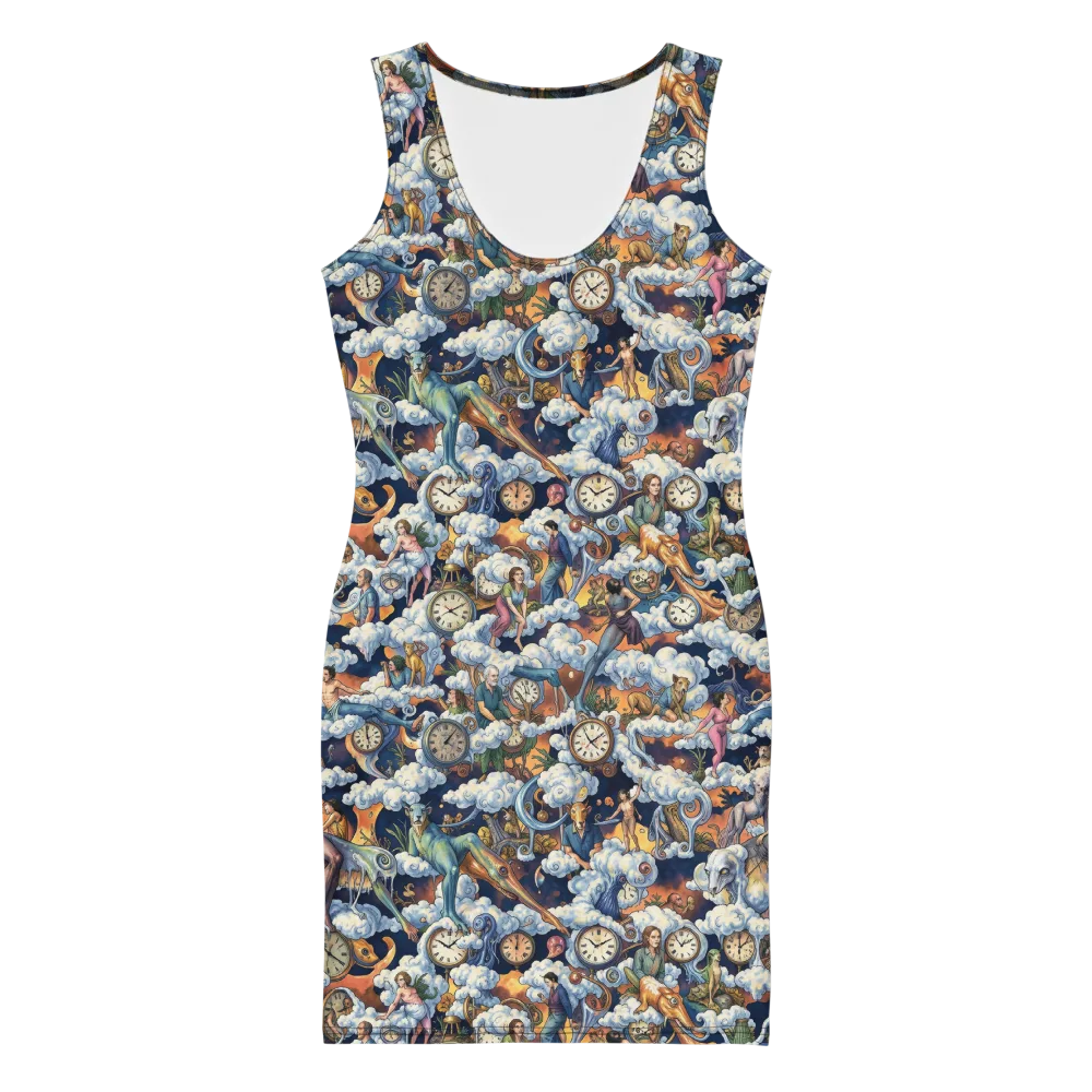 Chronicles of Cloudtime on Bodycon Dress — Front