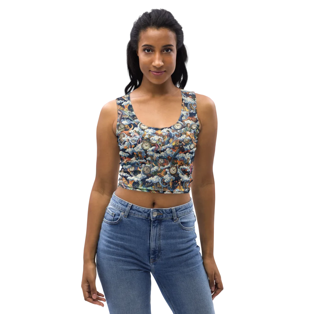 Chronicles of Cloudtime on Crop Top — Front