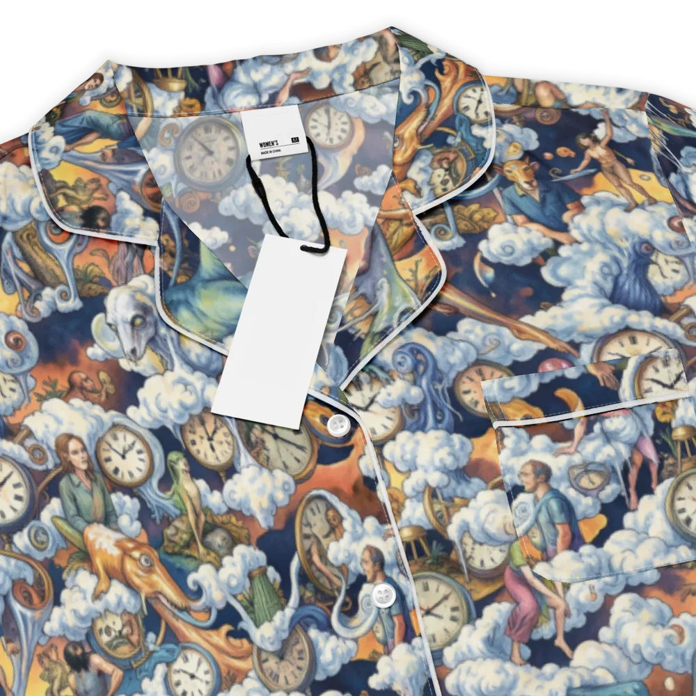 Chronicles of Cloudtime on Women's Short Sleeve Pajama Top — Product details