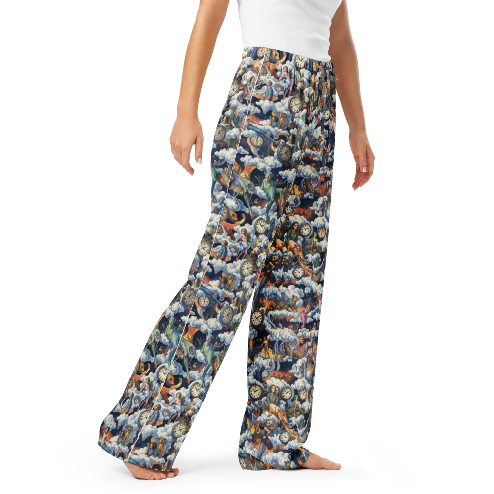 Chronicles of Cloudtime on Women's Pajama Pants — Right Front