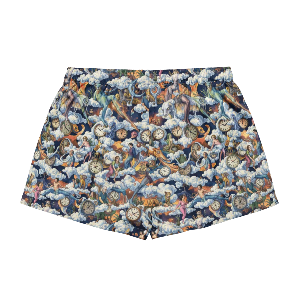 Chronicles of Cloudtime on Women's Pajama Shorts — Back