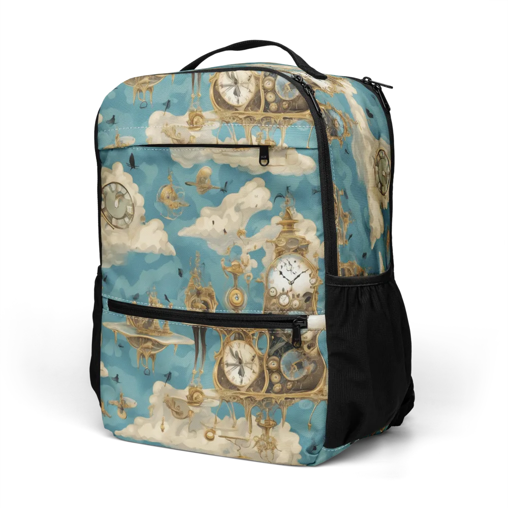 Clockwork Reverie on Utility Backpack — Left Front