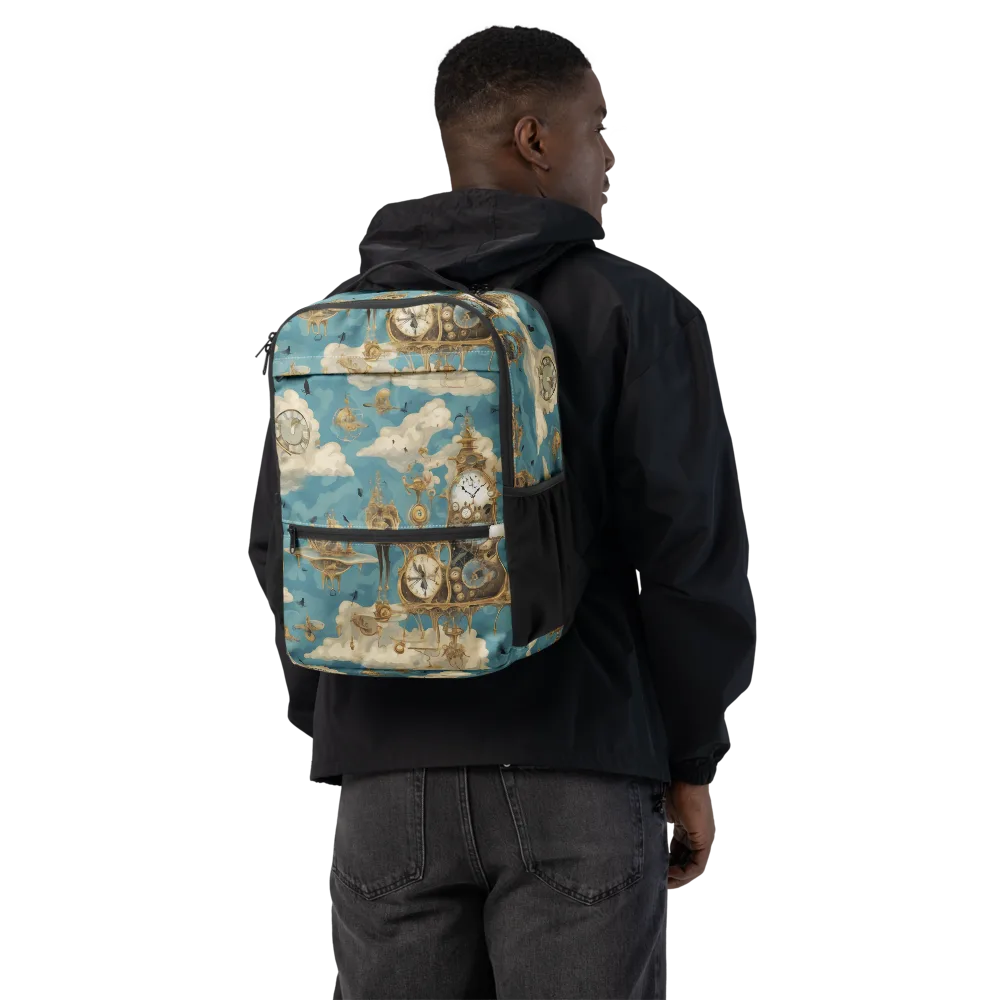 Clockwork Reverie on Utility Backpack — Back