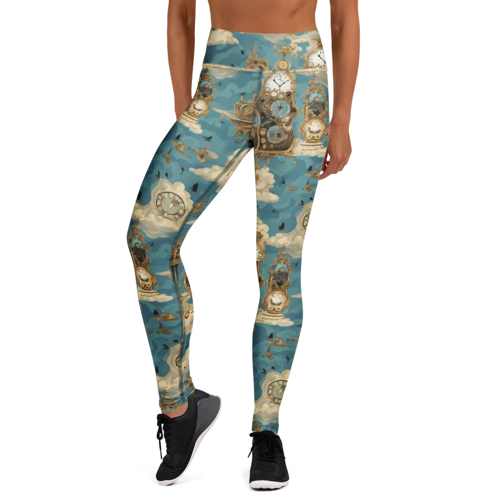 Clockwork Reverie on Yoga Leggings — Front