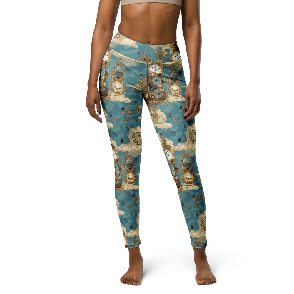 Clockwork Reverie on Yoga Leggings — Front