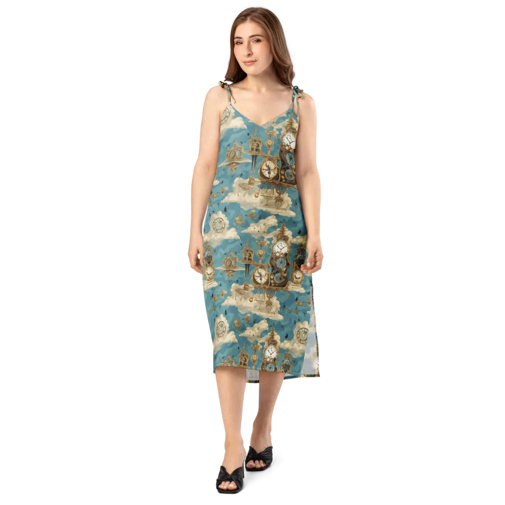 Clockwork Reverie on Slip Dress — Front