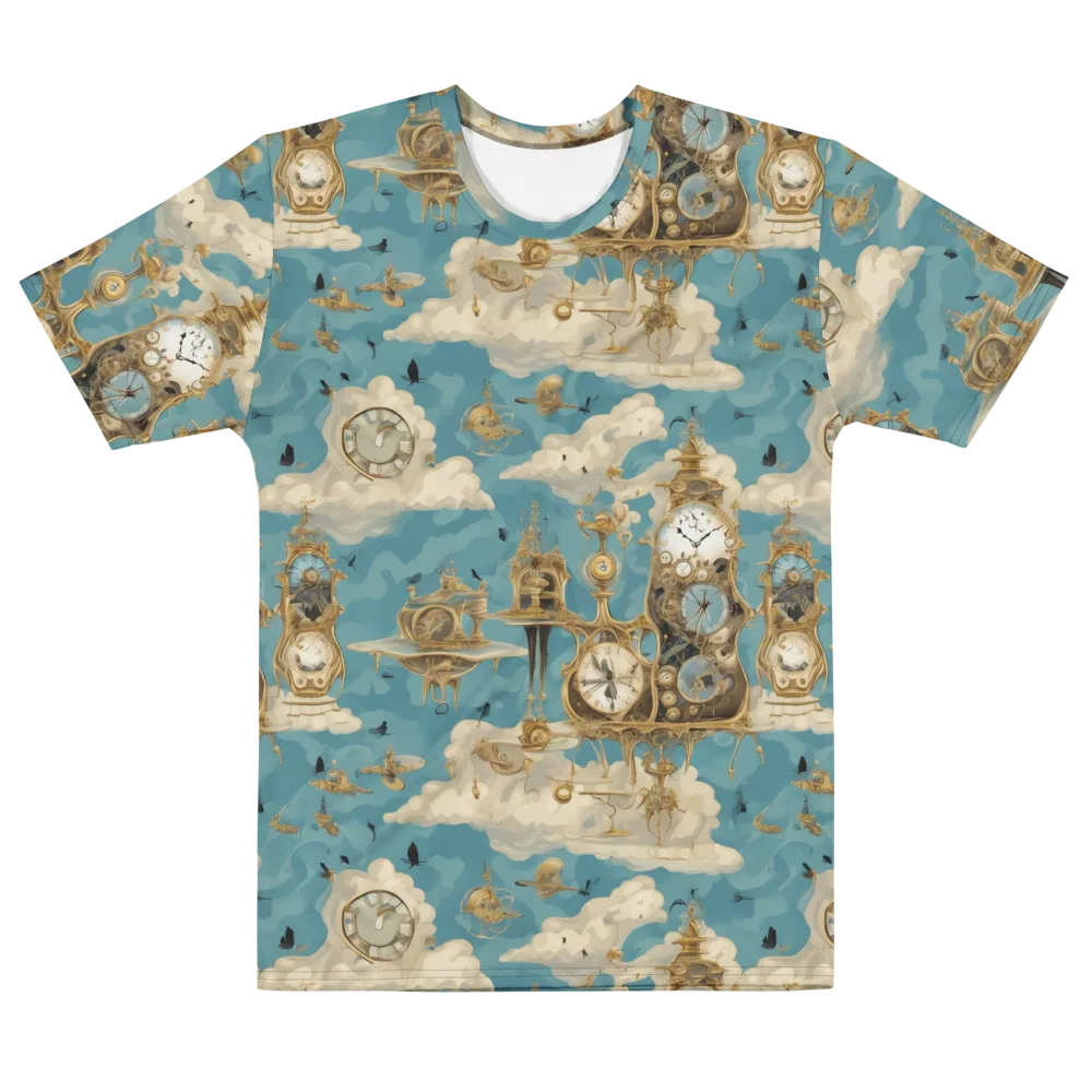 Clockwork Reverie on Men's Cotton Crew Neck T-Shirt — Front