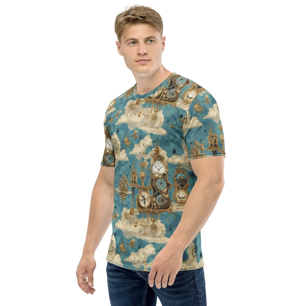 Clockwork Reverie on Men's Crew Neck T-Shirt — Left