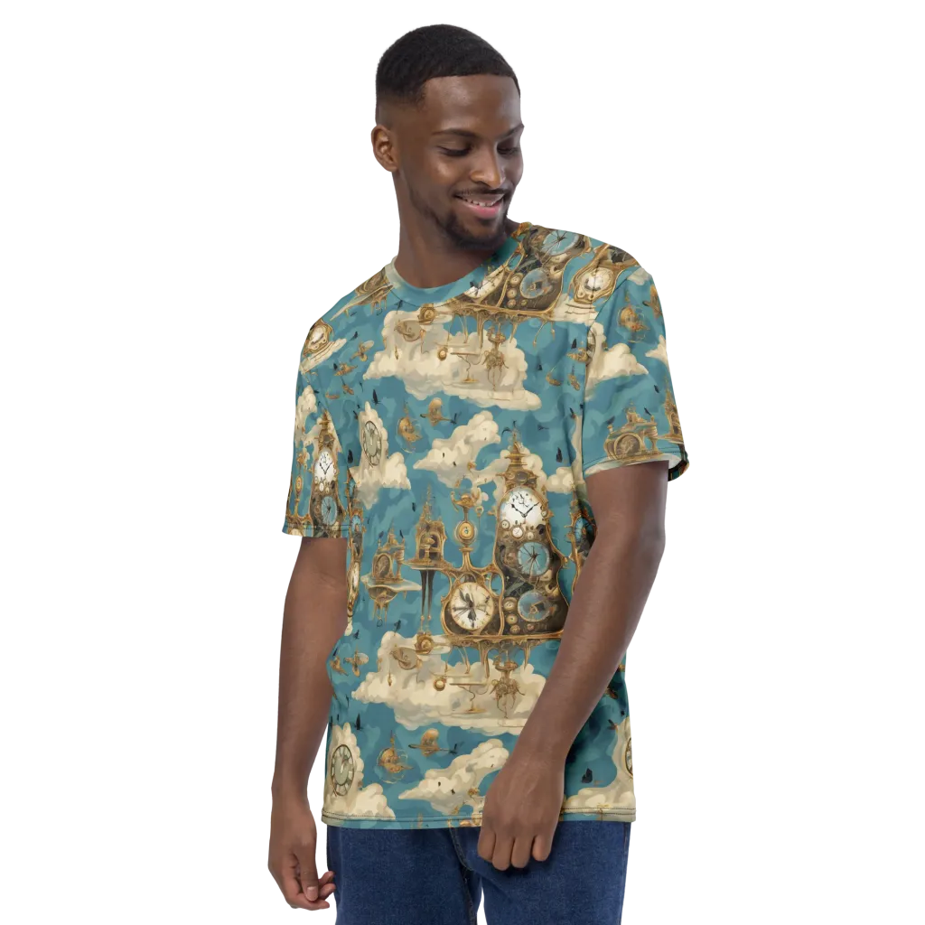 Clockwork Reverie on Men's Crew Neck T-Shirt — Left