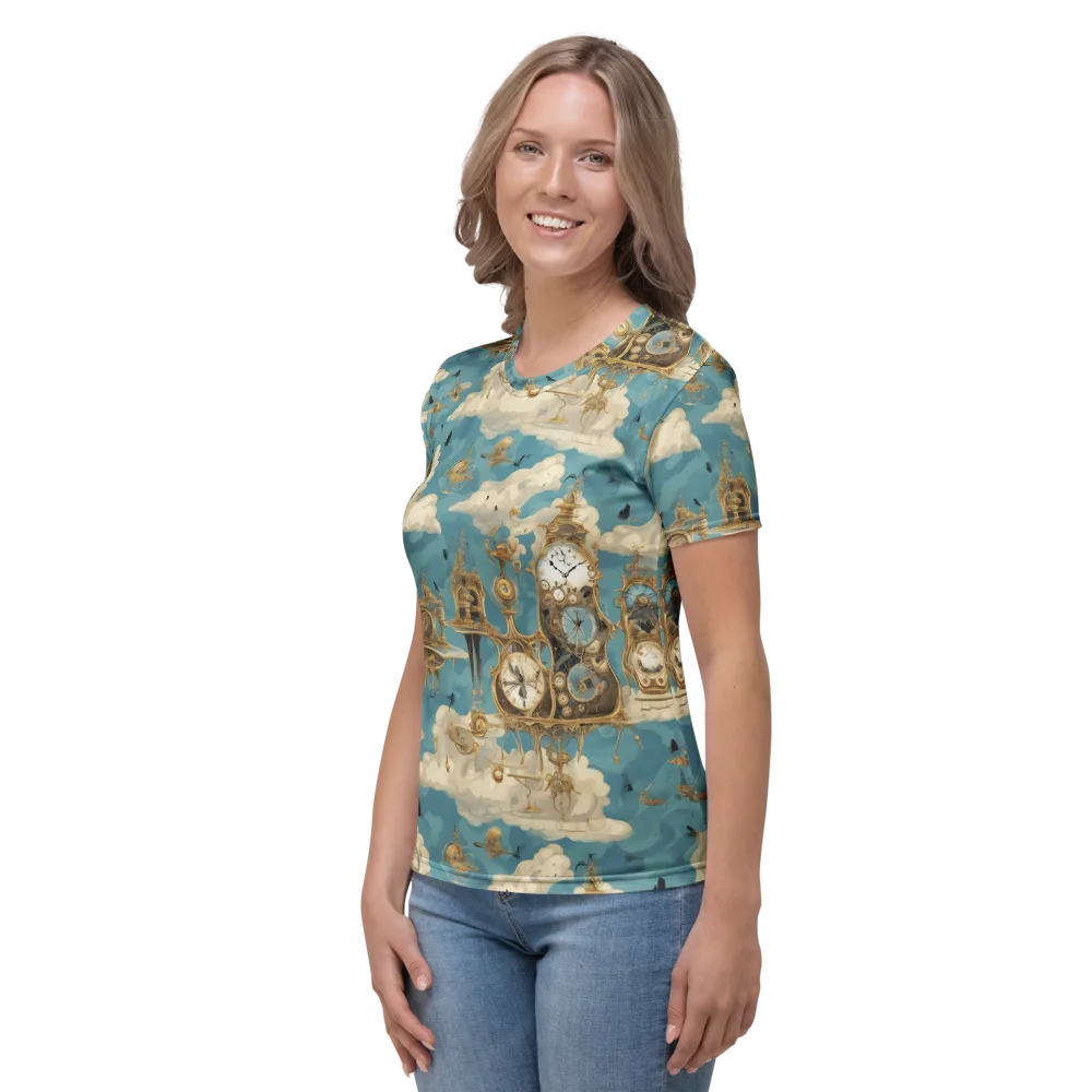 Clockwork Reverie on Women's Crew Neck T-Shirt — Left